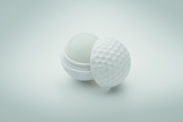 Logo trade promotional products image of: Lip balm in golf ball shape